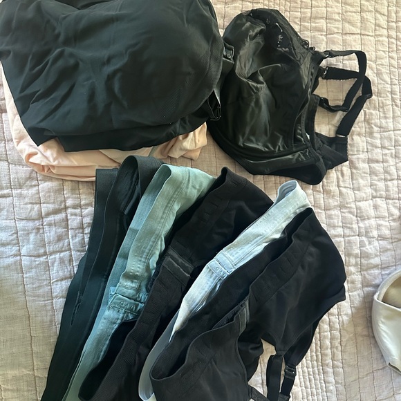 Kindred Bravely Other - Kindred Bravely Black Nursing Bras and Black/Pastel Camisole Layers